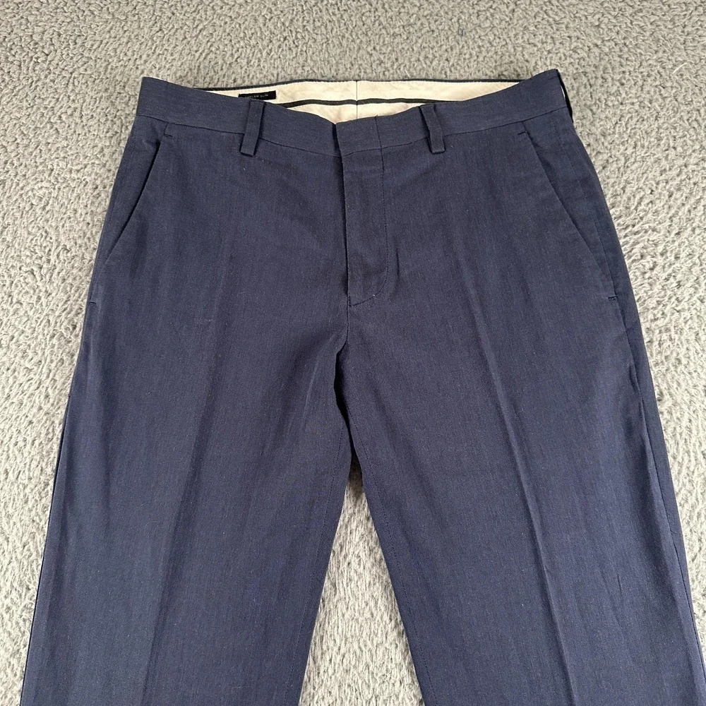 J.Crew Ludlow Slim Dress Pants Mens 28x32(28x30 Fits) Navy Somelos Portugal
